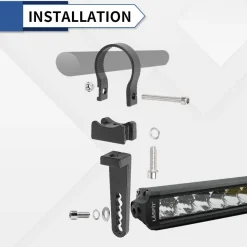 Adjustable Universal LED Light Mounting Clamps For Off Road LED Light Bar Pods | LASFIT