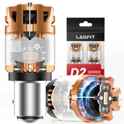 Amber 1157 CanBus-Ready Turn Signal Light LED Bulbs | D2 Series