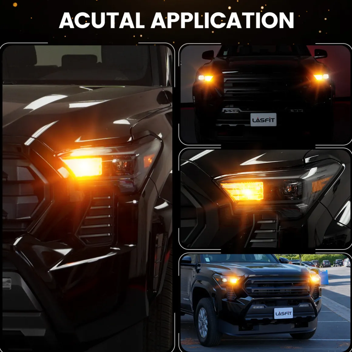 Amber 7443 CanBus-Ready Turn Signal Light LED Bulbs | D2 Series