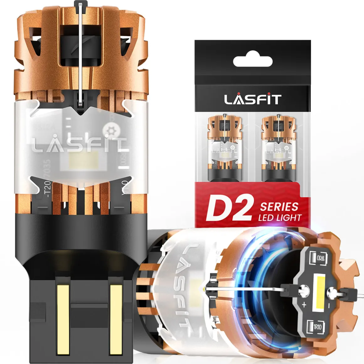 7443 CanBus-Ready Reverse Backup Light LED Bulbs | D2 Series