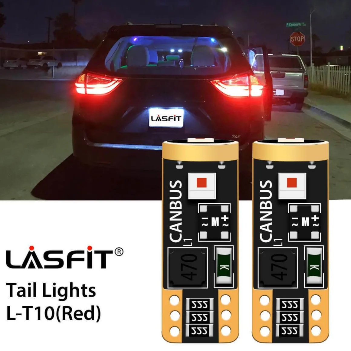 8 Colors License Plate Dome Map Side Marker T10/ 168/ 194 Bulbs | CANBUS Error Free, 1 Pair