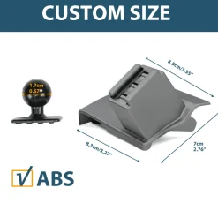 Custom Car Air Vent Clip For 0.67'' Joint Ball Cell Phone Holder