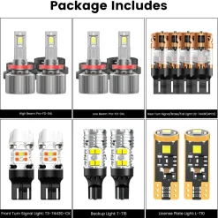 Custom Engineered for 2020-2026 Chevrolet Silverado HD 2500/3500 WT LT Custom LED Bulbs Upgrade | Tested and Verified