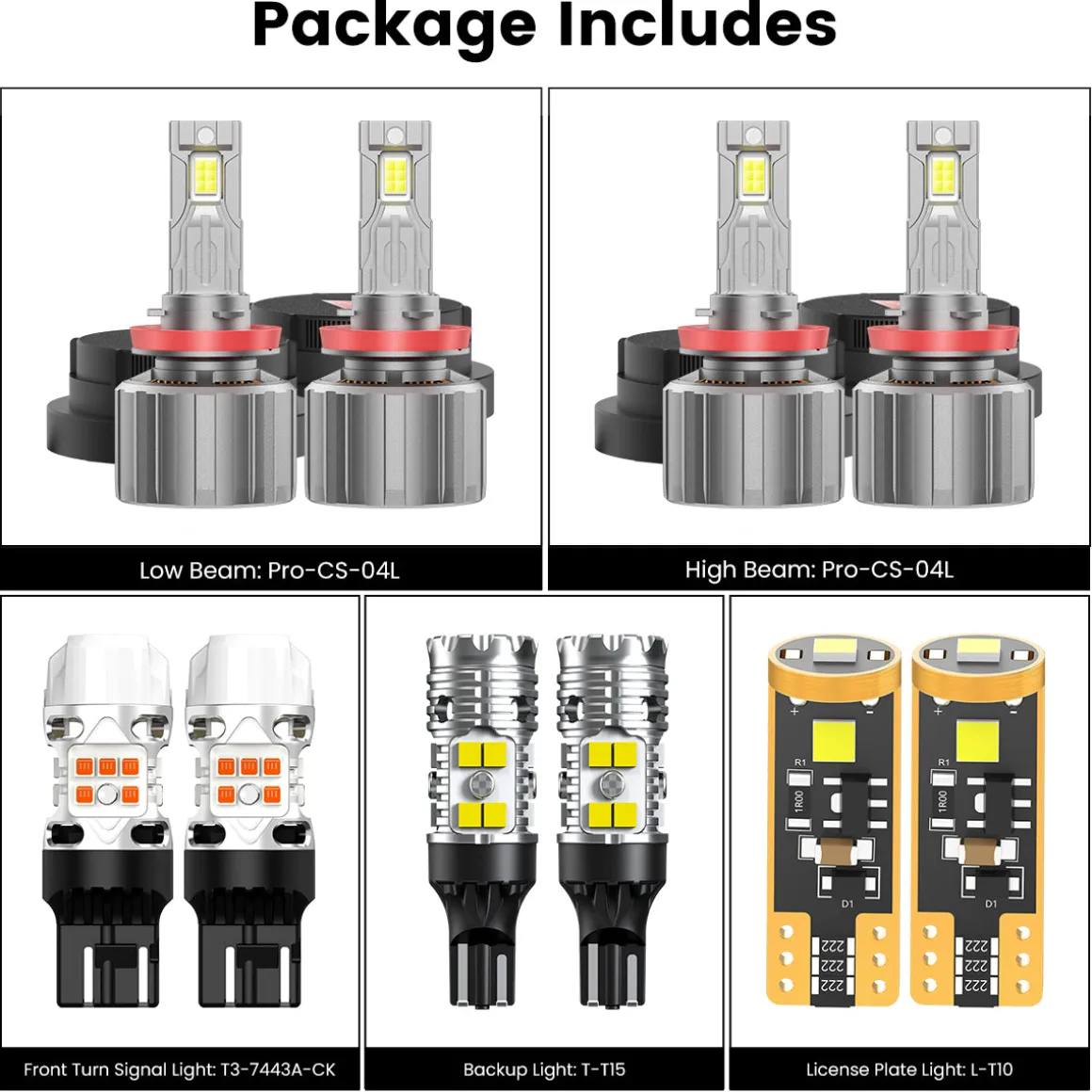 Custom Engineered for 2022 Chevrolet Silverado 1500 LED Bulbs Upgrade