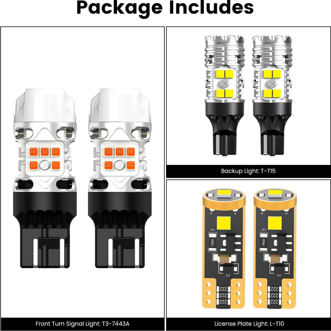 Custom Engineered for 2022 Chevrolet Silverado 1500 LED Bulbs Upgrade