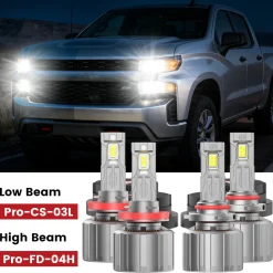 Custom Engineered for 2022 Chevrolet Silverado 1500 LED Bulbs Upgrade