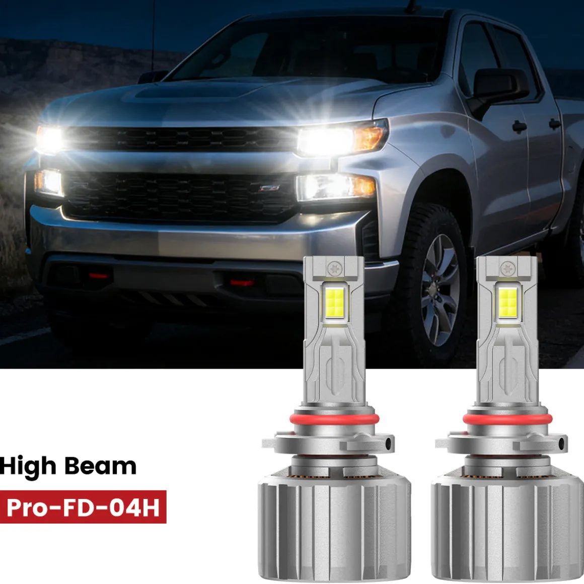 Custom Engineered for 2022 Chevrolet Silverado 1500 LED Bulbs Upgrade