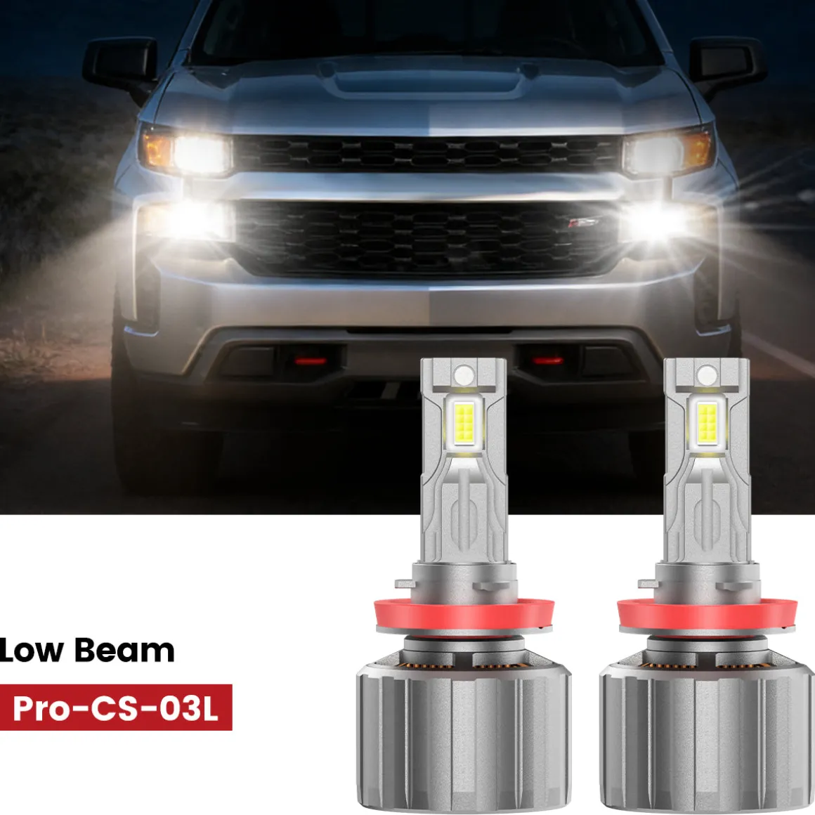 Custom Engineered for 2022 Chevrolet Silverado 1500 LED Bulbs Upgrade