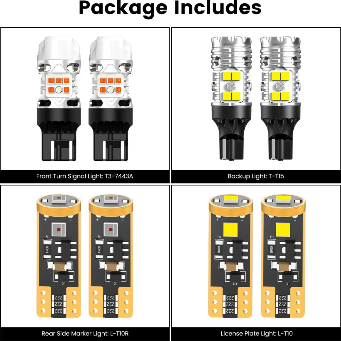 Custom Engineered for 2022 Chevrolet Silverado 1500 LED Bulbs Upgrade