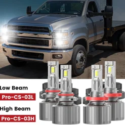 Custom Engineered for 2019-2025 Chevrolet Silverado 4500 5500 6500 LED Bulbs Upgrade
