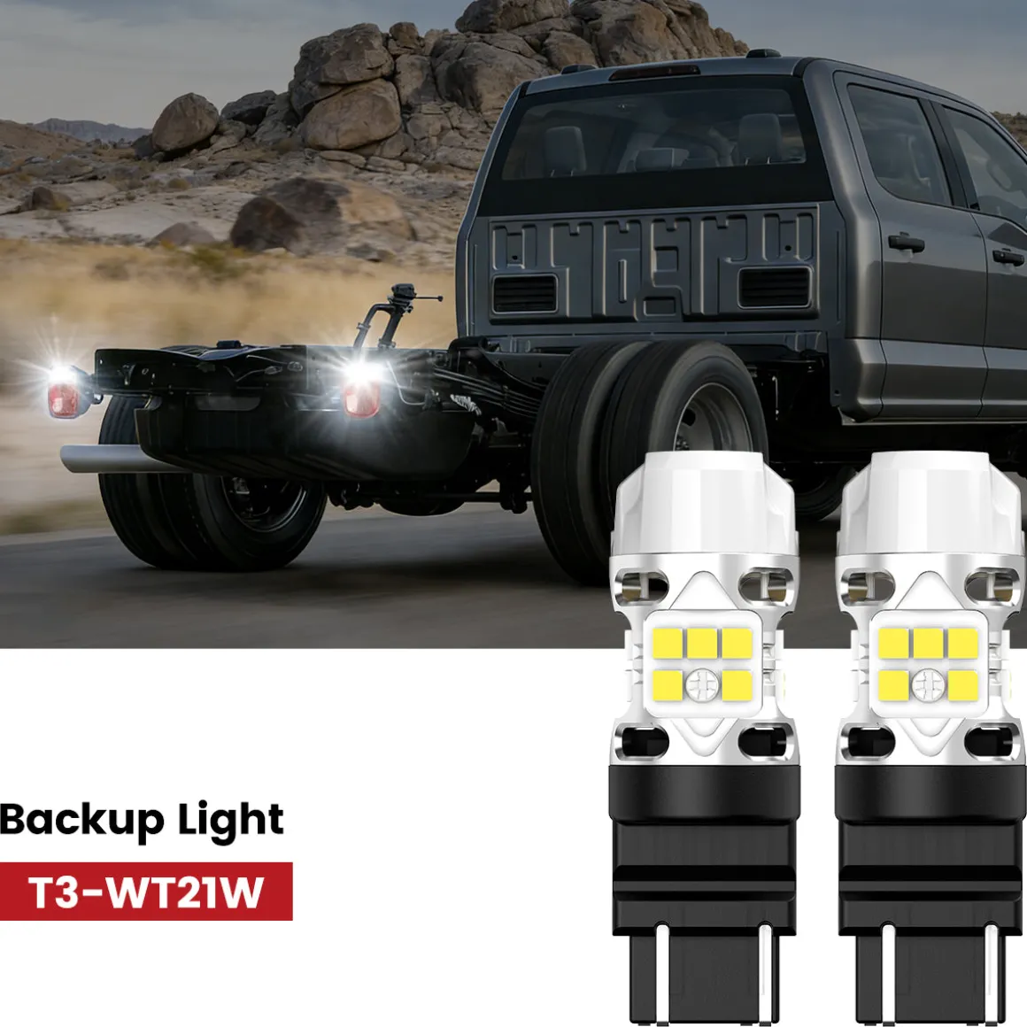Custom Engineered for 2023-2025 Ford Chassis Cab F-350/450/550 LED Bulbs Upgrade