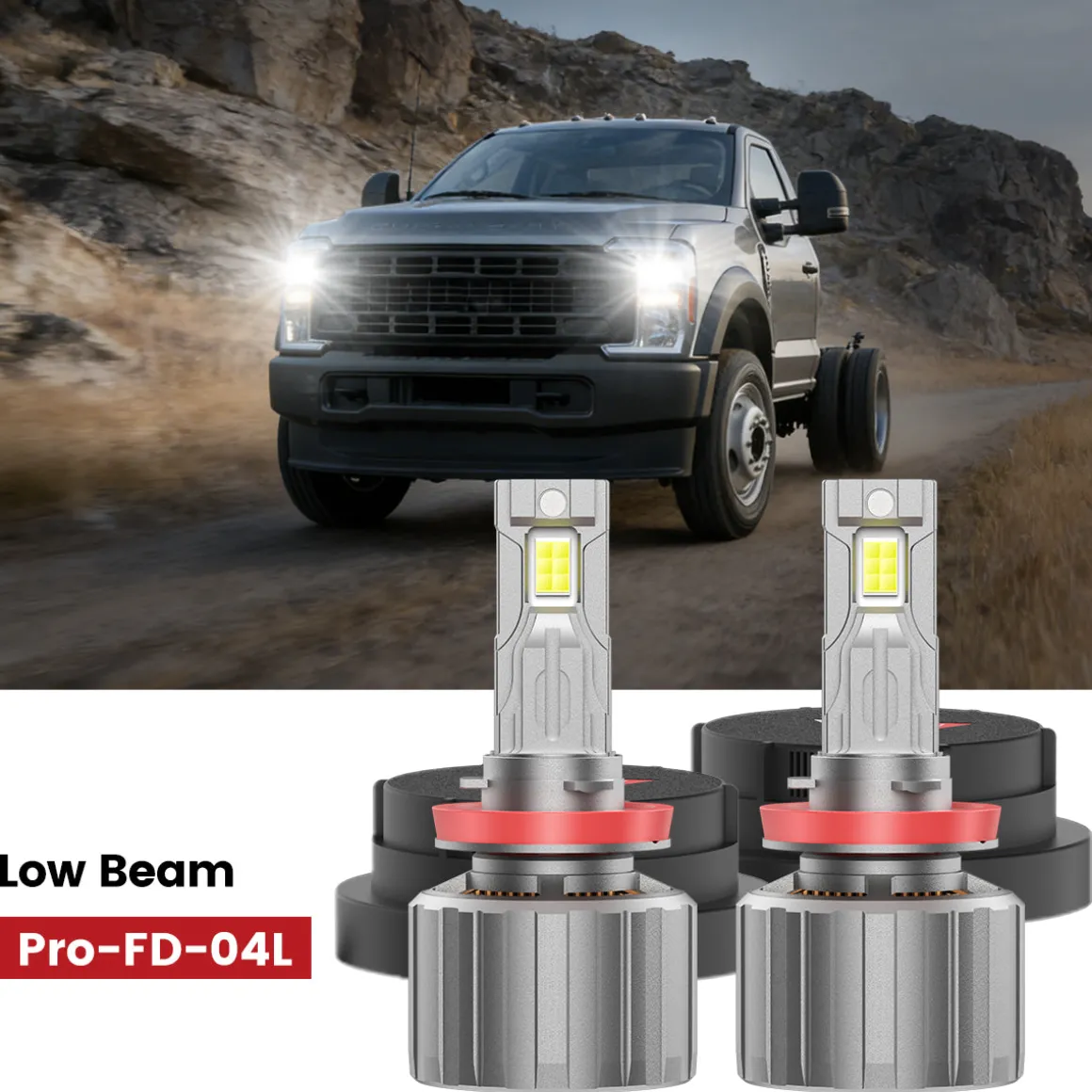 Custom Engineered for 2023-2025 Ford Chassis Cab F-350/450/550 LED Bulbs Upgrade