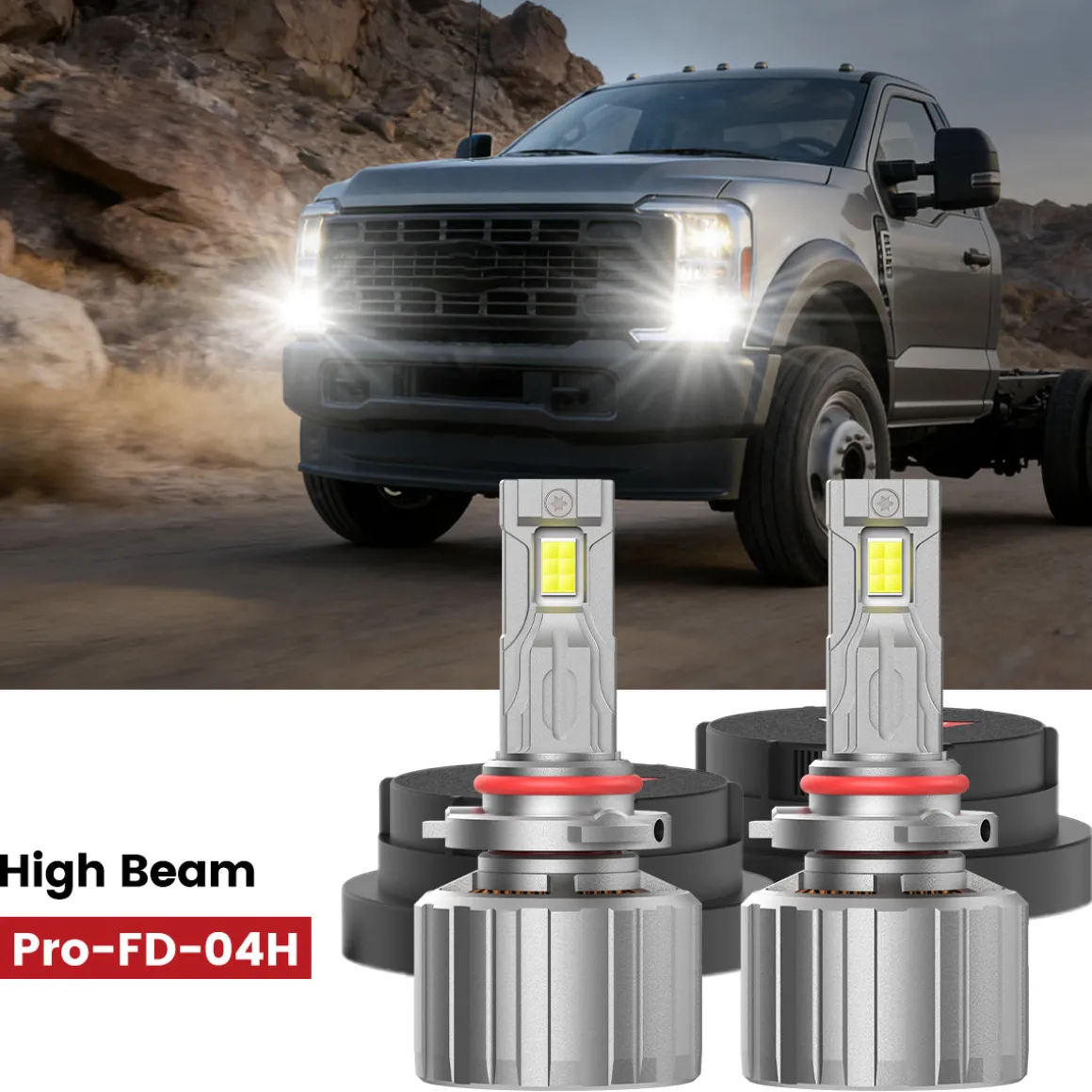 Custom Engineered for 2023-2025 Ford Chassis Cab F-350/450/550 LED Bulbs Upgrade