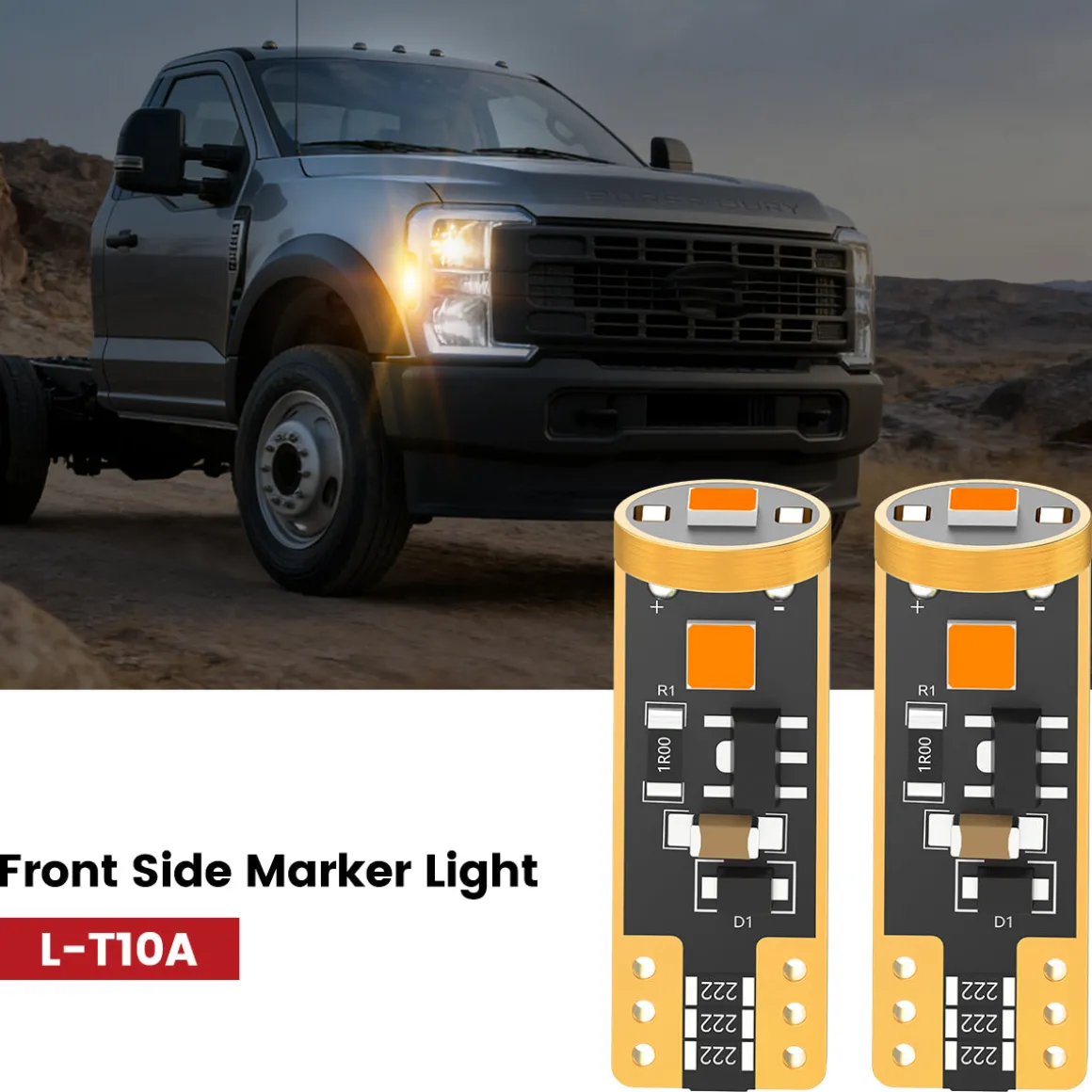 Custom Engineered for 2023-2025 Ford Chassis Cab F-350/450/550 LED Bulbs Upgrade