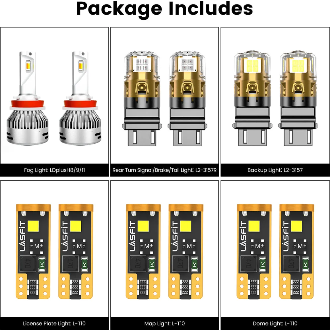 Custom Engineered for 2015-2025 Ford Transit-150/250/350 LED Bulbs Upgrade | Tested and Verified