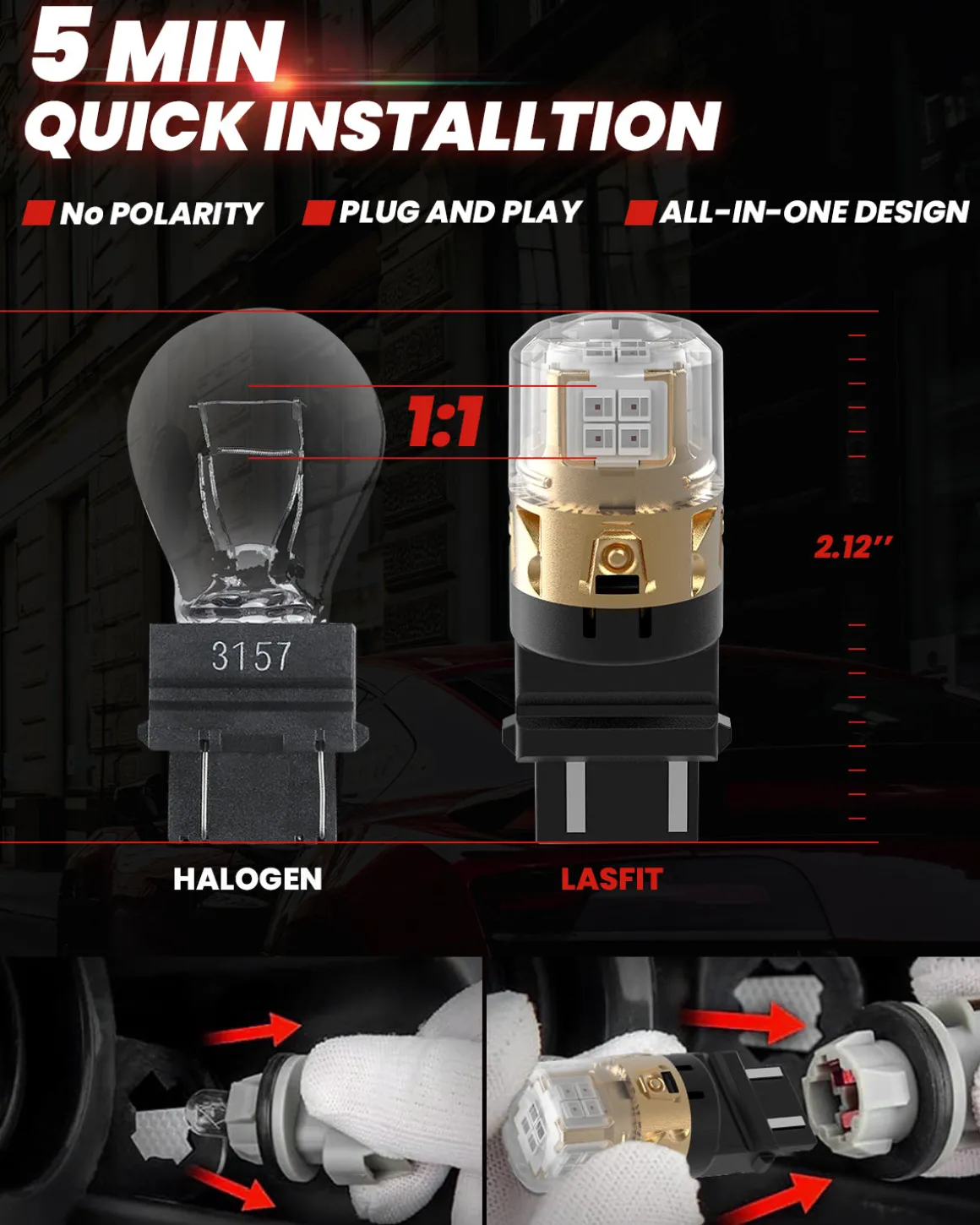 Custom Engineered for 2015-2025 Ford Transit-150/250/350 LED Bulbs Upgrade | Tested and Verified