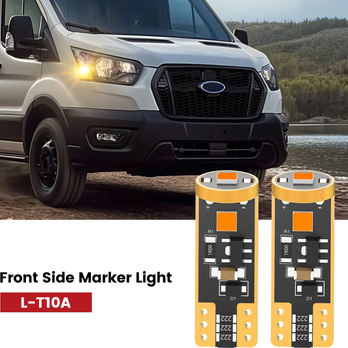 Custom Engineered for 2015-2025 Ford Transit-150/250/350 LED Bulbs Upgrade | Tested and Verified