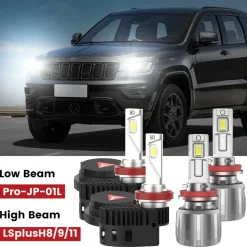 Custom Engineered for 2017-2022 Jeep Grand Cherokee LED Bulbs Upgrade | Tested and Verified
