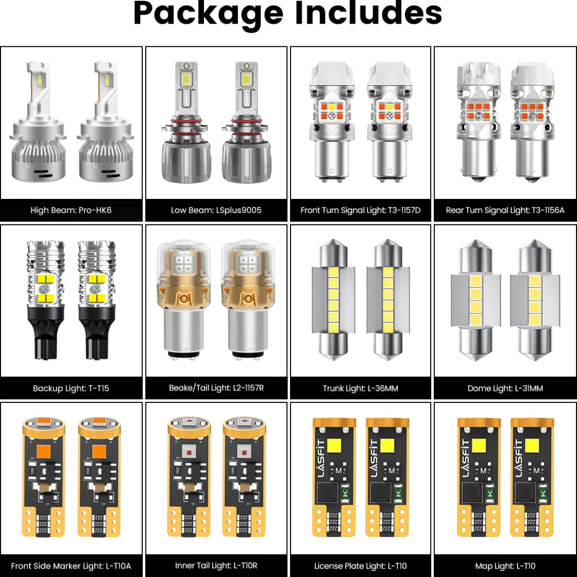 Custom Engineered for 2019-2021 Kia Forte LED Bulbs Upgrade | Tested and Verified