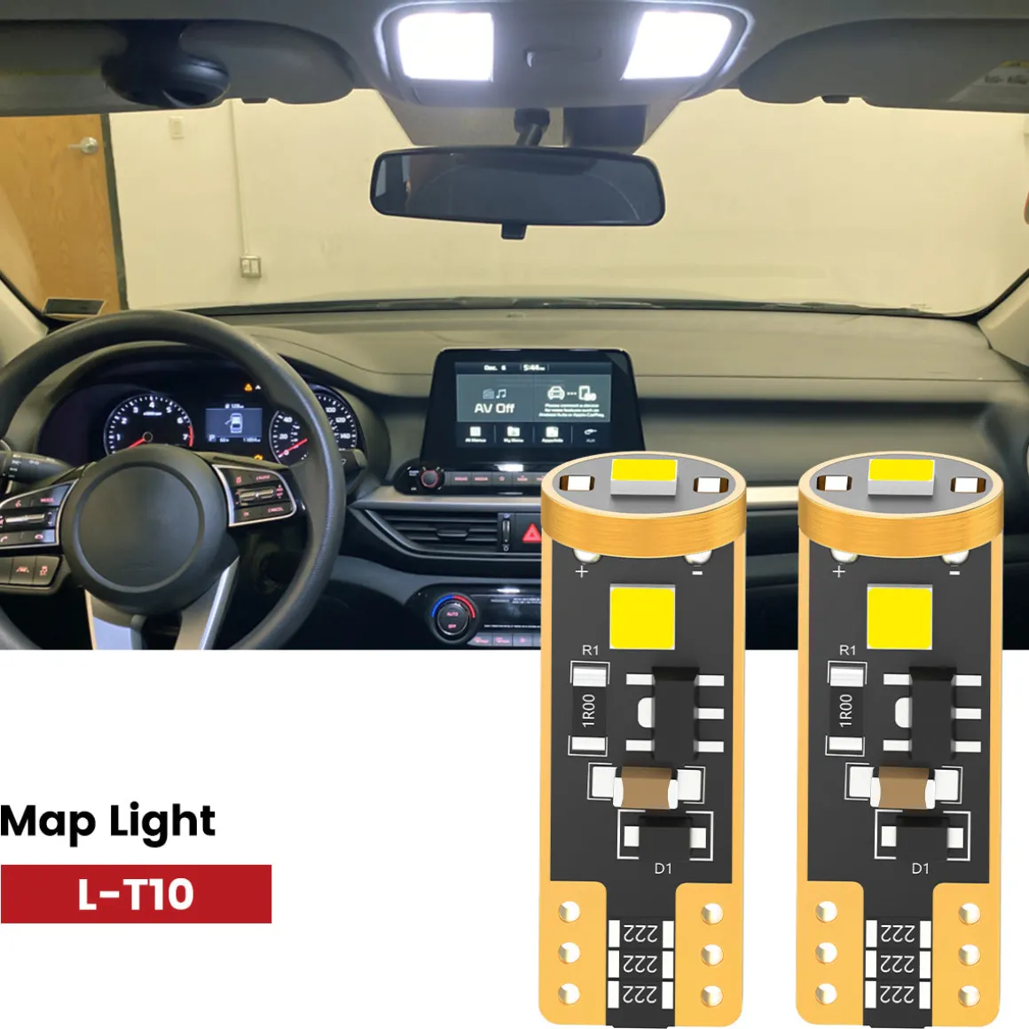 Custom Engineered for 2019-2021 Kia Forte LED Bulbs Upgrade | Tested and Verified