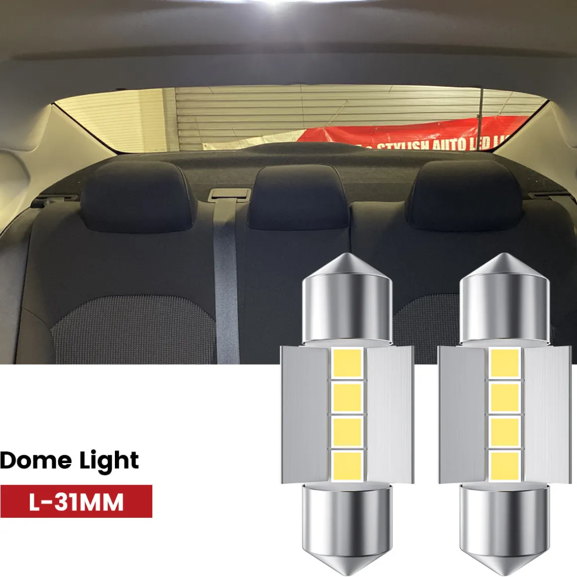 Custom Engineered for 2019-2021 Kia Forte LED Bulbs Upgrade | Tested and Verified