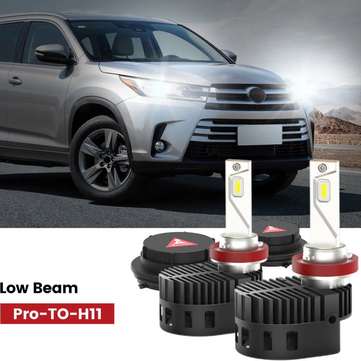 Custom Engineered for 2017-2019 Toyota Highlander LED Bulbs Upgrade | Tested and Verified