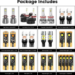 Custom Engineered for 2017-2019 Toyota Highlander LED Bulbs Upgrade | Tested and Verified