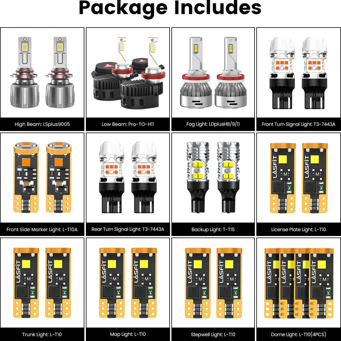 Custom Engineered for 2017-2019 Toyota Highlander LED Bulbs Upgrade | Tested and Verified