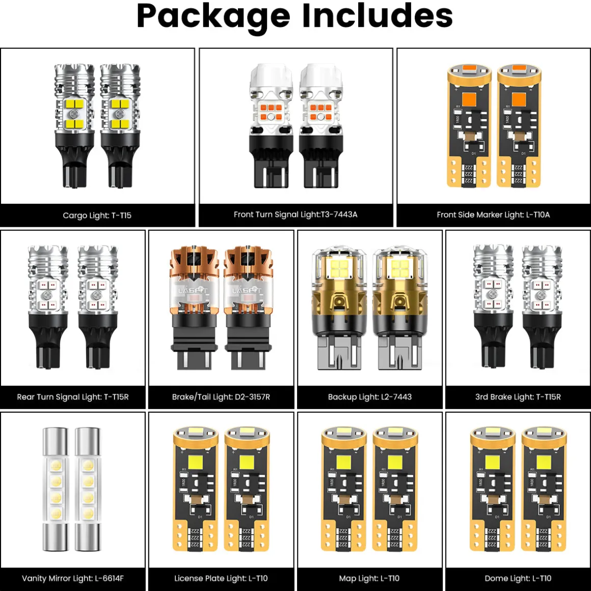 Custom Engineered for 2018-2021 Toyota Tundra LED Bulbs Upgrade | Tested and Verified