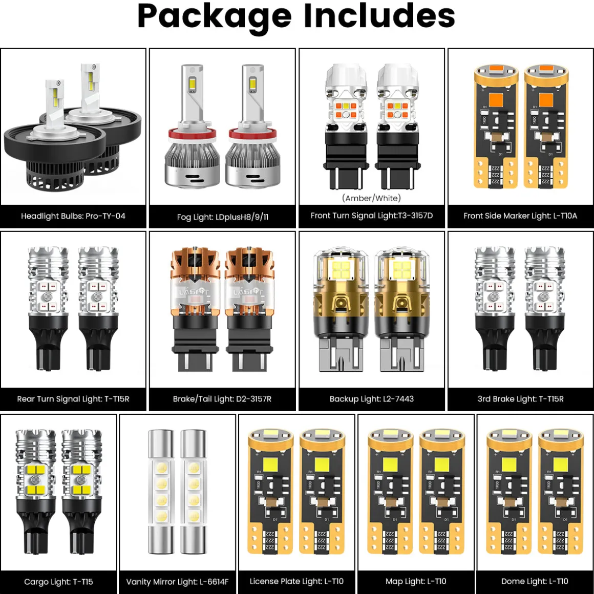 Custom Engineered for 2018-2021 Toyota Tundra LED Bulbs Upgrade | Tested and Verified