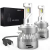 Custom H7 LED Bulbs Fit for Mercedes Benz Volkswagen Tiguan with Retainer Adapter Plug n Play | 2 Bulbs