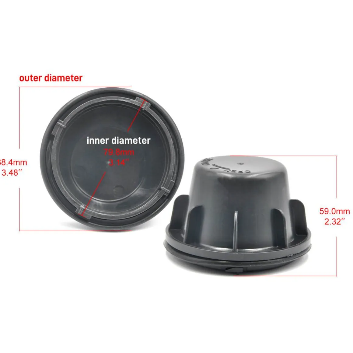Dustproof Cover Extension Plastic Seal Cap Waterproof OEM Design Fit for Hyundai Sonata