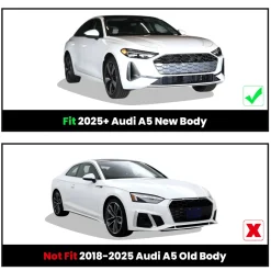 Fit for 2025-2026 Audi A5 / S5 Floor Mats or Cargo Mat, Don't Fit 2025 Audi A5 Old Body