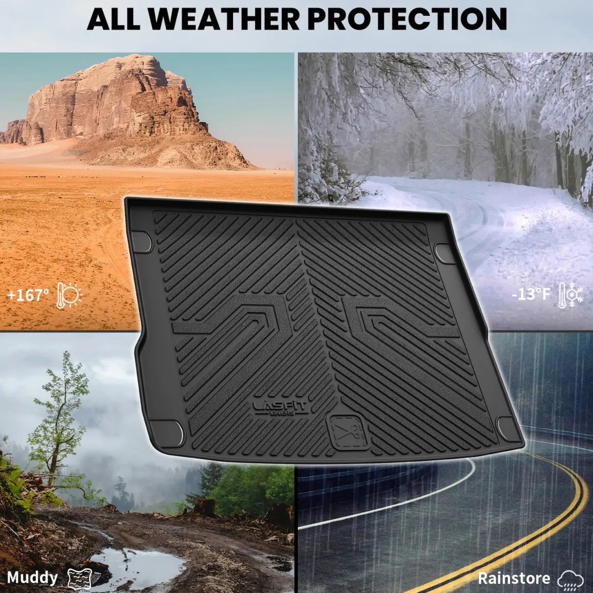 Fit for 2009-2017 Audi Q5 SQ5 Cargo Mat