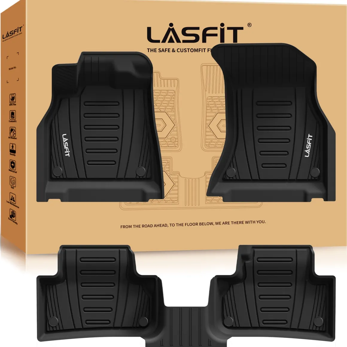 Fit for 2018-2025 Audi Q5 SQ5 Floor Mats or Cargo Mat, Don't Fit 2025 Audi Q5 New Body or Plug-in Hybrid