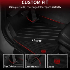 Fit for 2012-2018 BMW 3 Series Floor Mats, Fit sedan & RWD Only, Don't Fit XDrive or GT