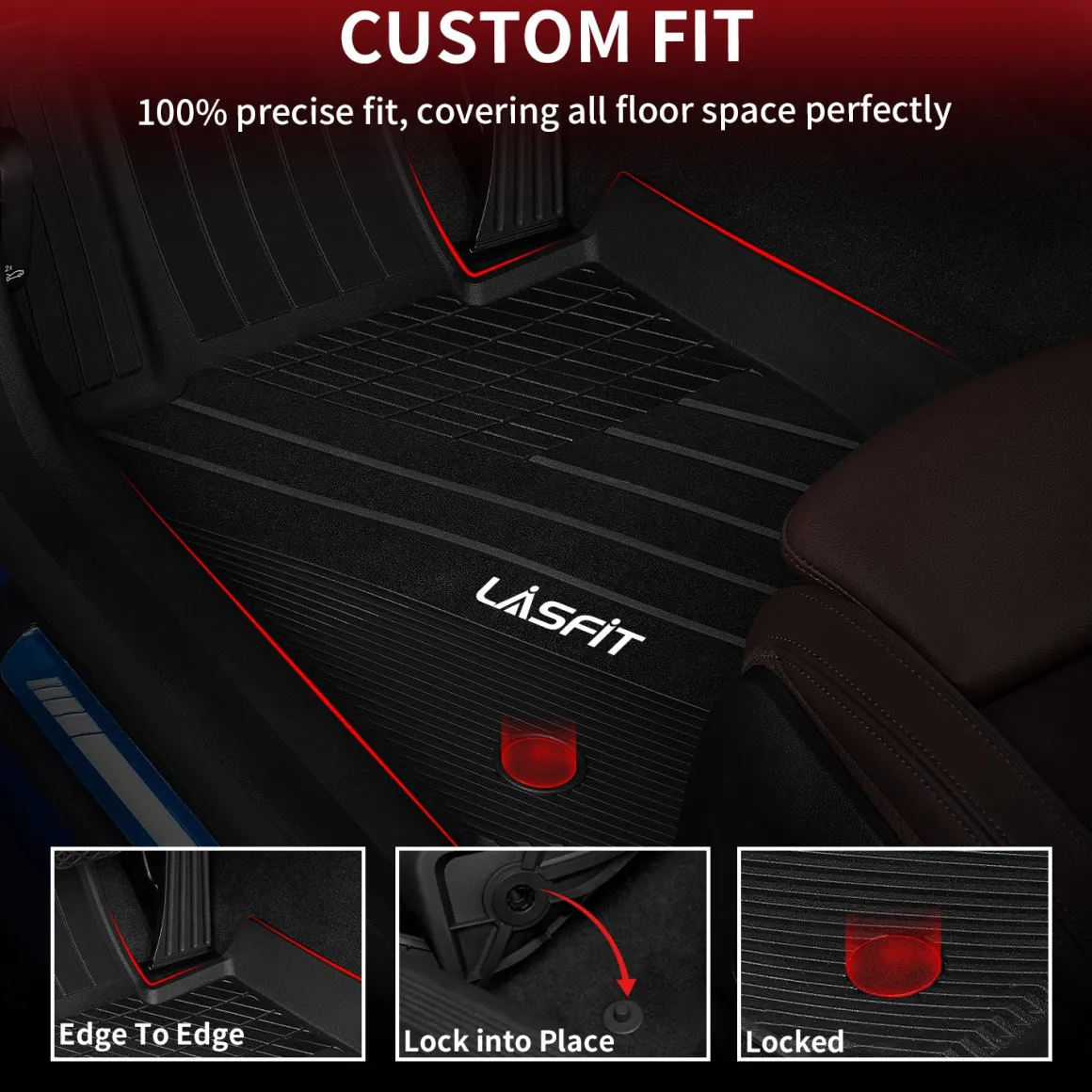 Fit for 2019-2026 BMW 3 Series Sedan Floor Mats, Fit 330i 330e M340i M3, Not Fit GT or Sport Wagon