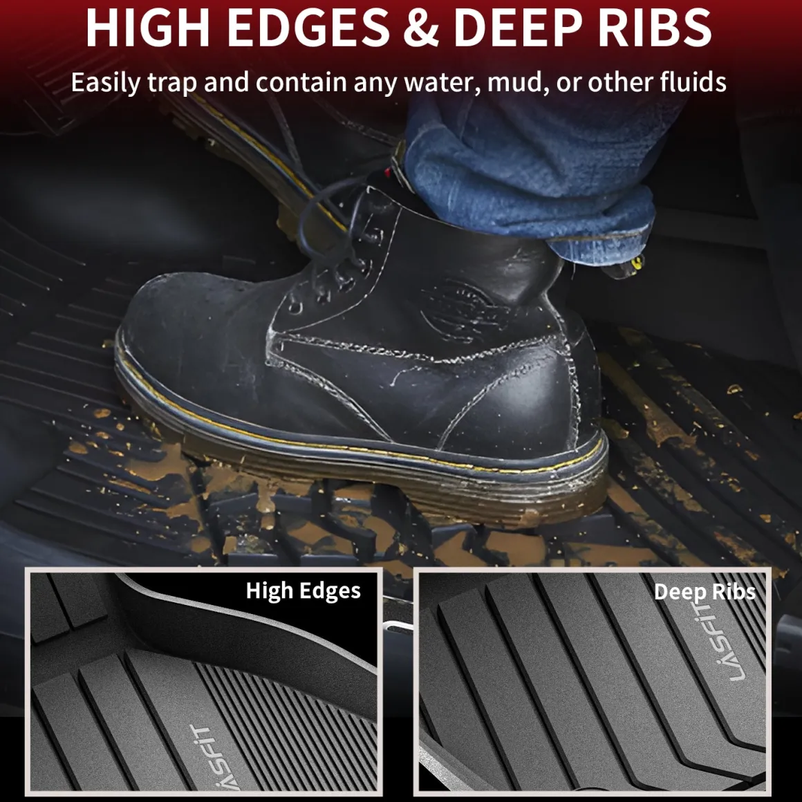 Fit for 2019-2027 BMW X7 Floor Mats, Fit 7 Seats Only, Not Fit 6 Seats