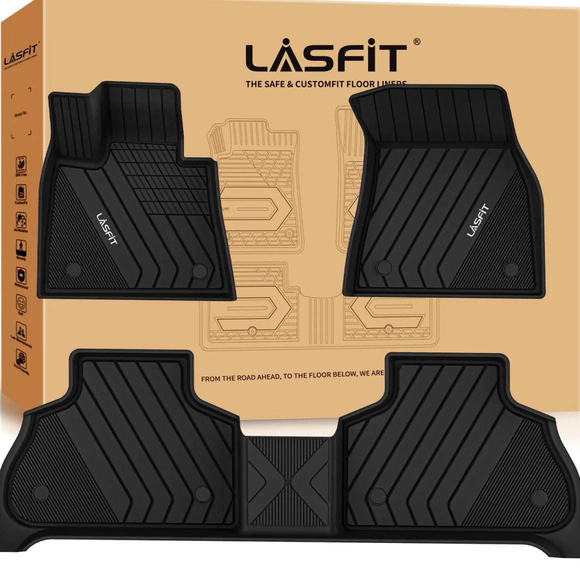 Fit for 2019-2026 BMW X5 Floor Mats or Cargo Mat, Fit 5-seater Only