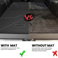 Fit for 2015-2020 Cadillac Escalade ESV Cargo Mat & Seatback Mat