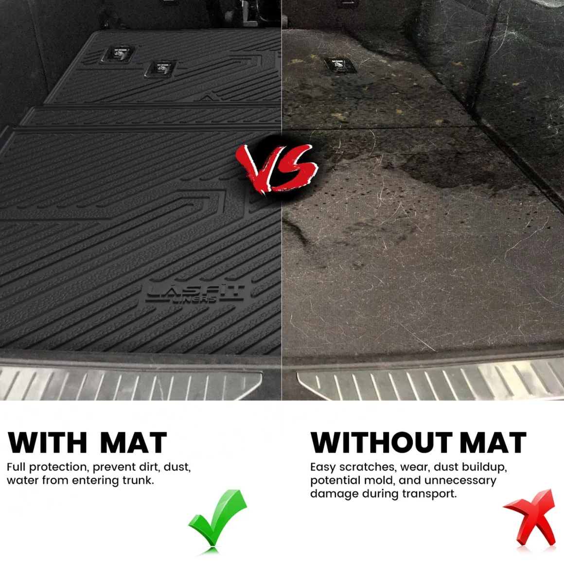 Fit for 2021–2026 Cadillac Escalade ESV Individual Floor Mats or Cargo Mats