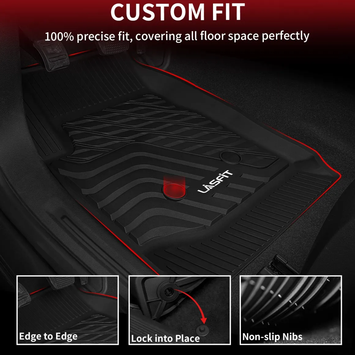 Fit for 2015-2022 Chevrolet Colorado Floor Mats, Fit Carpet Floor Only