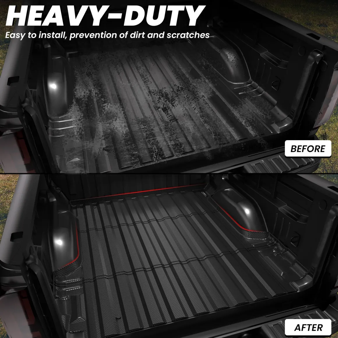 Fit for 2015-2022 Chevrolet Colorado 5.1FT Short Bed Mat or Tailgate Mat