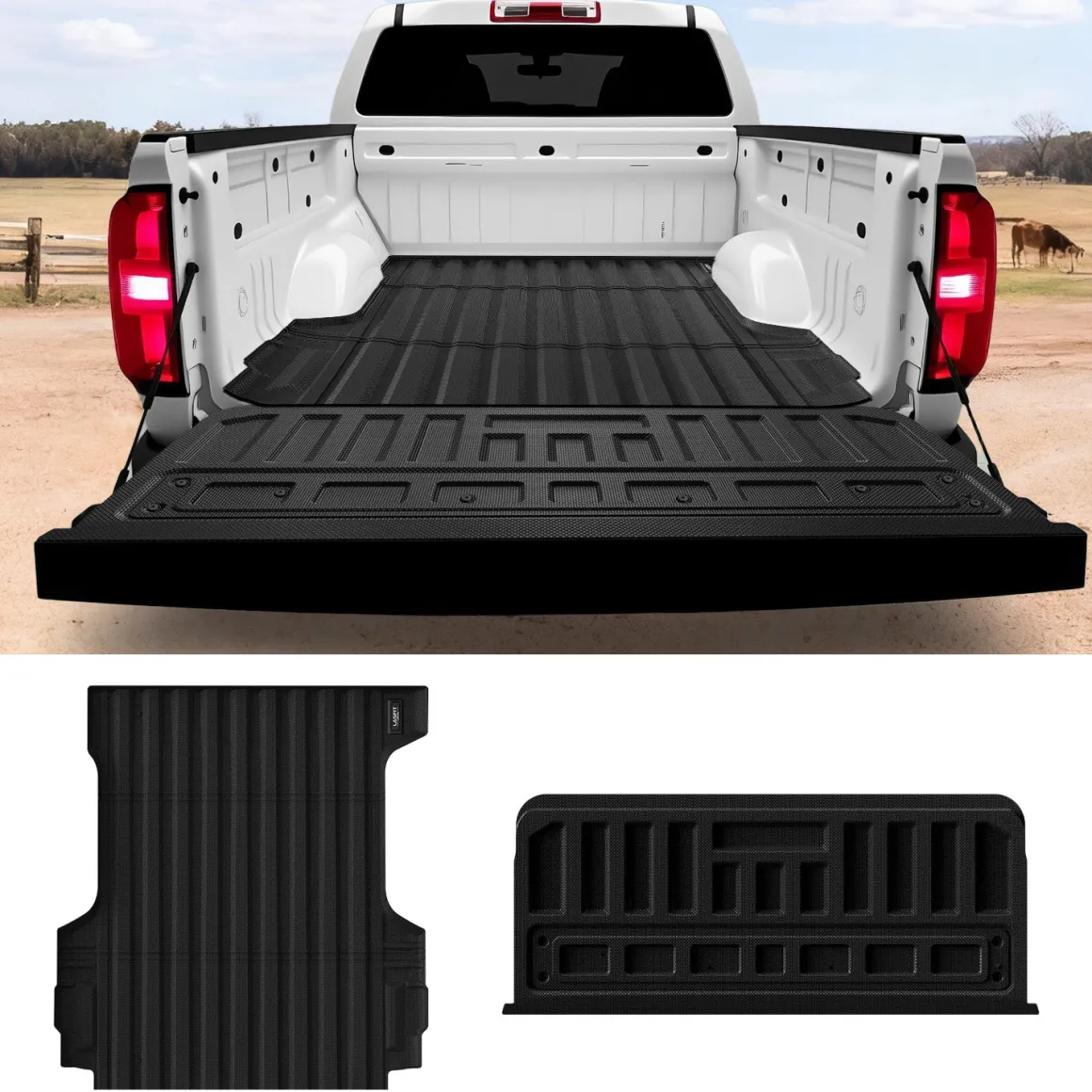 Fit for 2015-2022 Chevrolet Colorado 5.1FT Short Bed Mat or Tailgate Mat