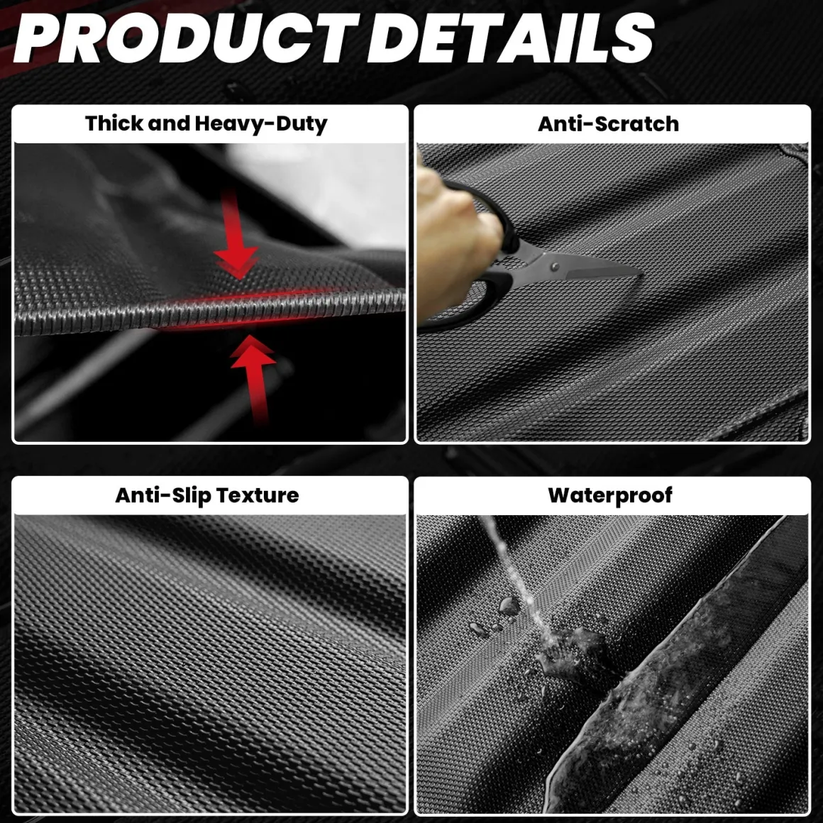 Fit for 2015-2022 Chevrolet Colorado 5.1FT Short Bed Mat or Tailgate Mat