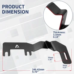 Fit For 2015-2022 Chevrolet Colorado/GMC Canyon Low Profile Ditch Light Brackets | LASFIT