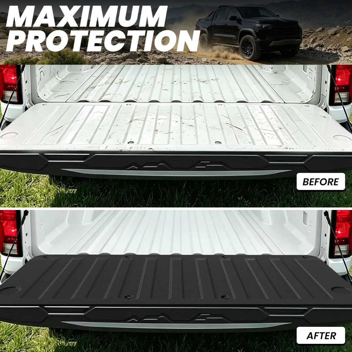 Fit for 2023-2026 Chevrolet Colorado Heavy Duty Bed Mat or Tailgate Mat, Not Fit Drop-in Liners