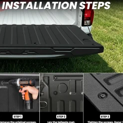 Fit for 2023-2026 Chevrolet Colorado Heavy Duty Bed Mat or Tailgate Mat, Not Fit Drop-in Liners
