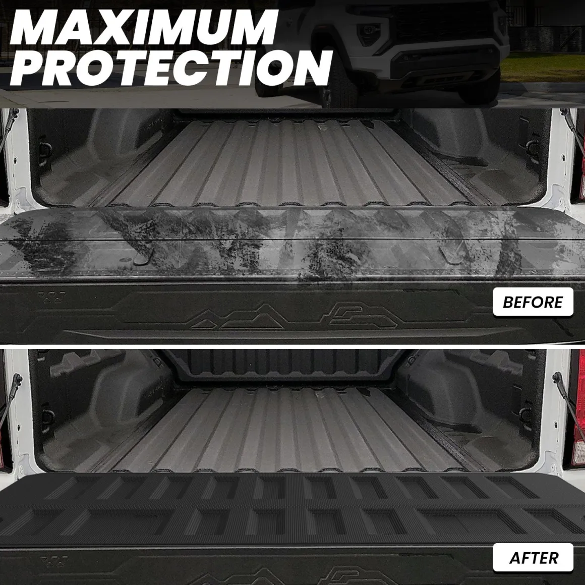 Fit for 2023-2026 Chevrolet Colorado Heavy Duty Bed Mat or Tailgate Mat, Not Fit Drop-in Liners