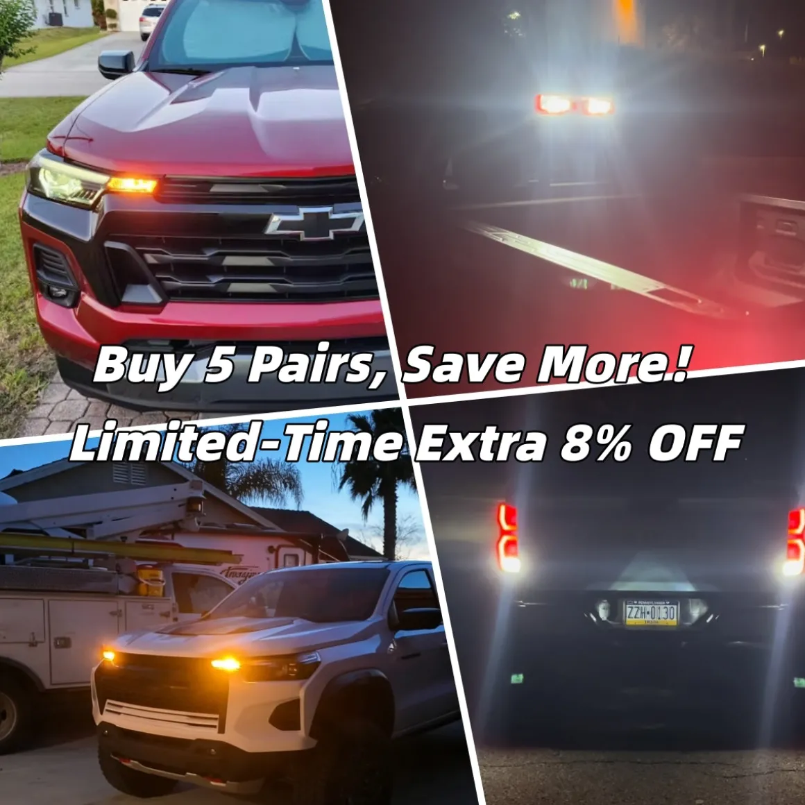 Fit for 2023-2026 Chevrolet Colorado LED Bulbs Upgrade | Tested and Verified